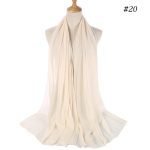 #20 Luxury Plain Chiffon