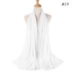 #19 Plain Chiffon-White