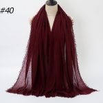 #40 Large Crinkle- Burgundy