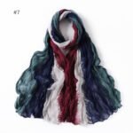 #7 Wrinkled Rainbow Scarf