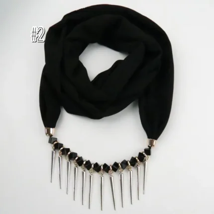 Necklace Hijab Design-4