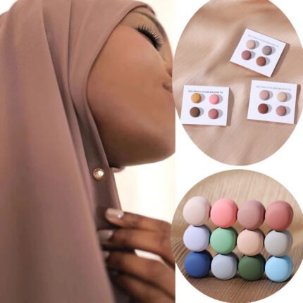 No-Snag Hijab Magnets (Round,Love,Square,Star,Rhombus)