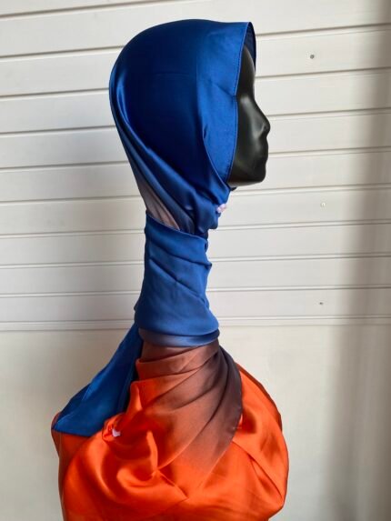 Two Gradient Silk Scarf