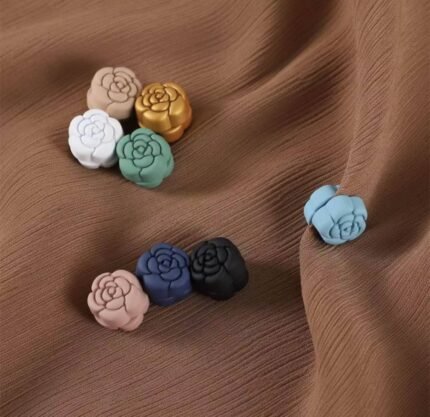Rose-Shaped Hijab Magnets