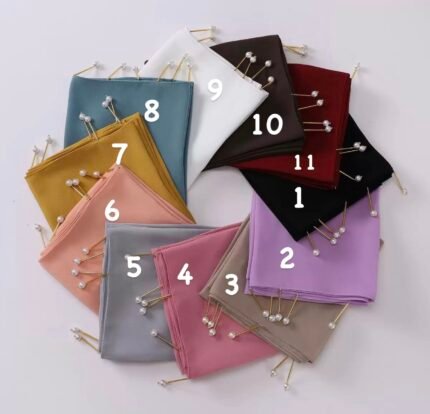 Pearl Drape Tassel Chiffon