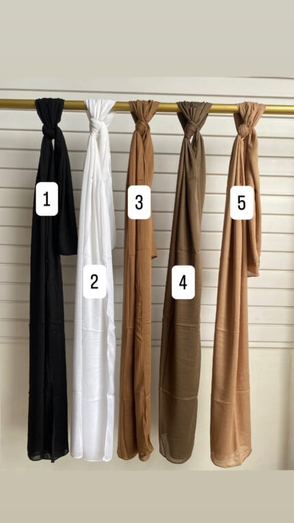 Plain Cotton Rayon Scarf